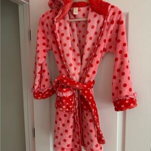 Matilda Jane Pink and Red Polka Dot Robe